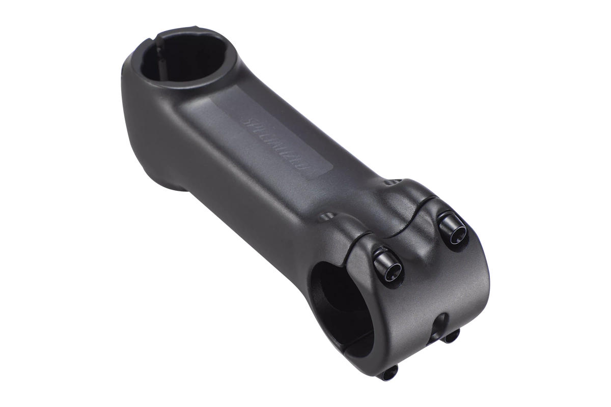 Potencia Specialized Future Stem Comp para sistemas Future Shock. Aluminio 6061 forjado 3D y CNC, 31.8 mm, 6°, longitudes 90–120 mm. Compatibilidad y shim S224800002 en thebike.es.