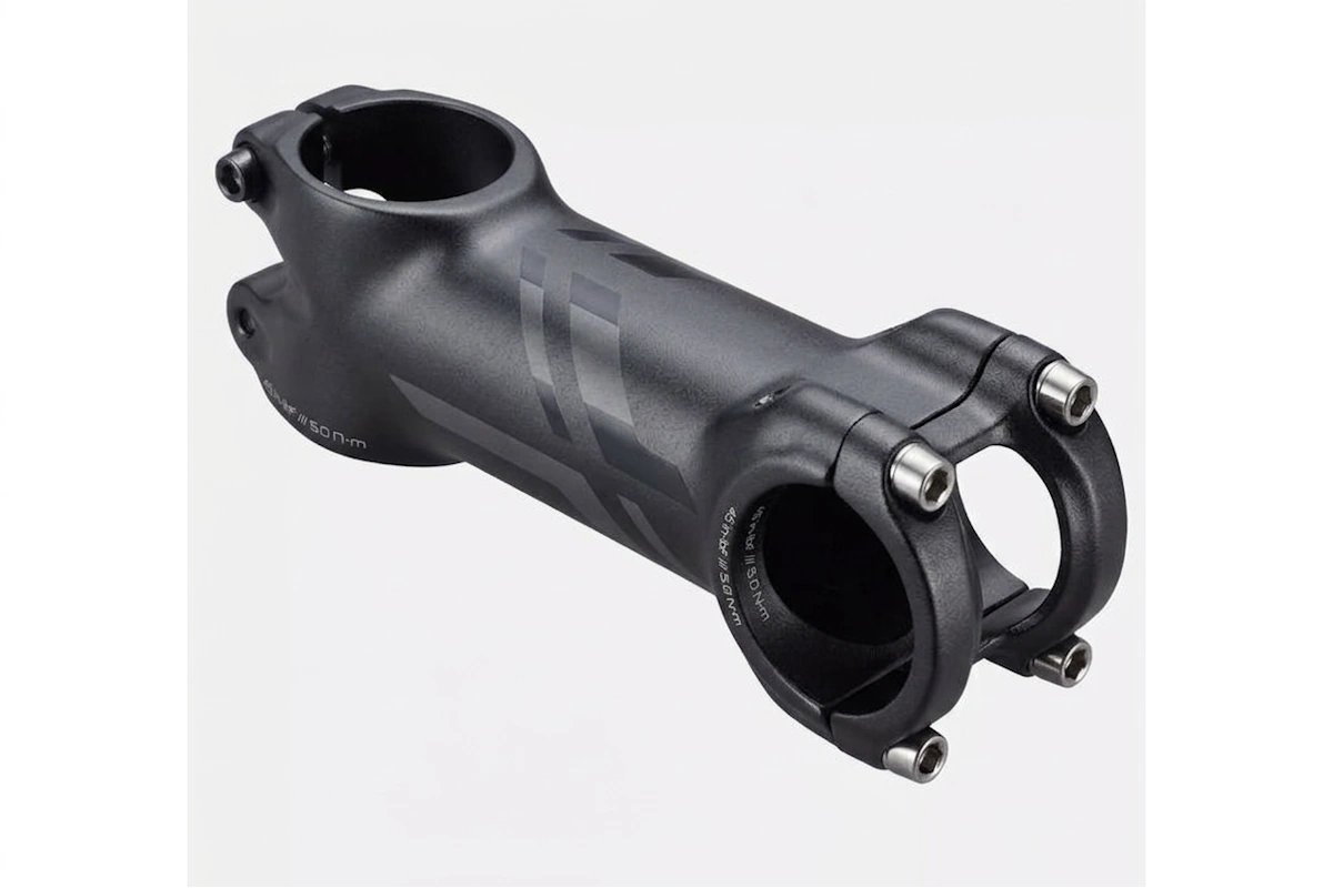 Potencia Specialized Comp Multi Stem ajustable, aluminio 6061 forjado y CNC 3D, compatible carretera/MTB y con manillares de carbono. Abrazadera 31.8 mm, ángulos 12º/17º/24º con 10 posiciones (incrementos de 2º). Peso aprox. 188 g (110 mm).