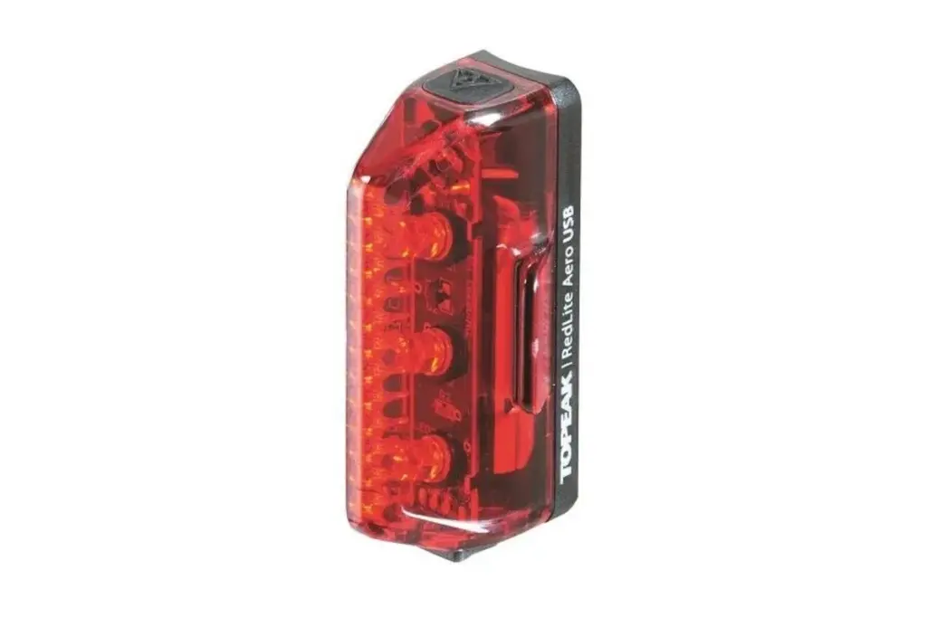 Luz trasera Topeak RedLite Aero USB recargable para bicicleta