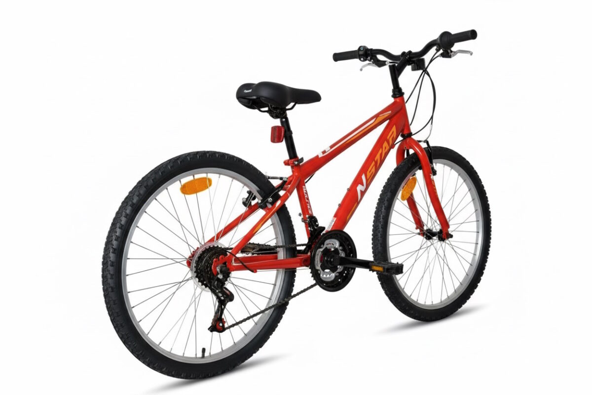 New Star 24" – Bici infantil de montaña 18V con V‑Brake y ruedas de aluminio