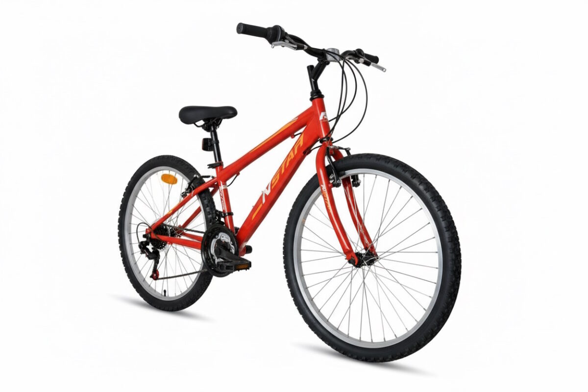 New Star 24" – Bici infantil de montaña 18V con V‑Brake y ruedas de aluminio