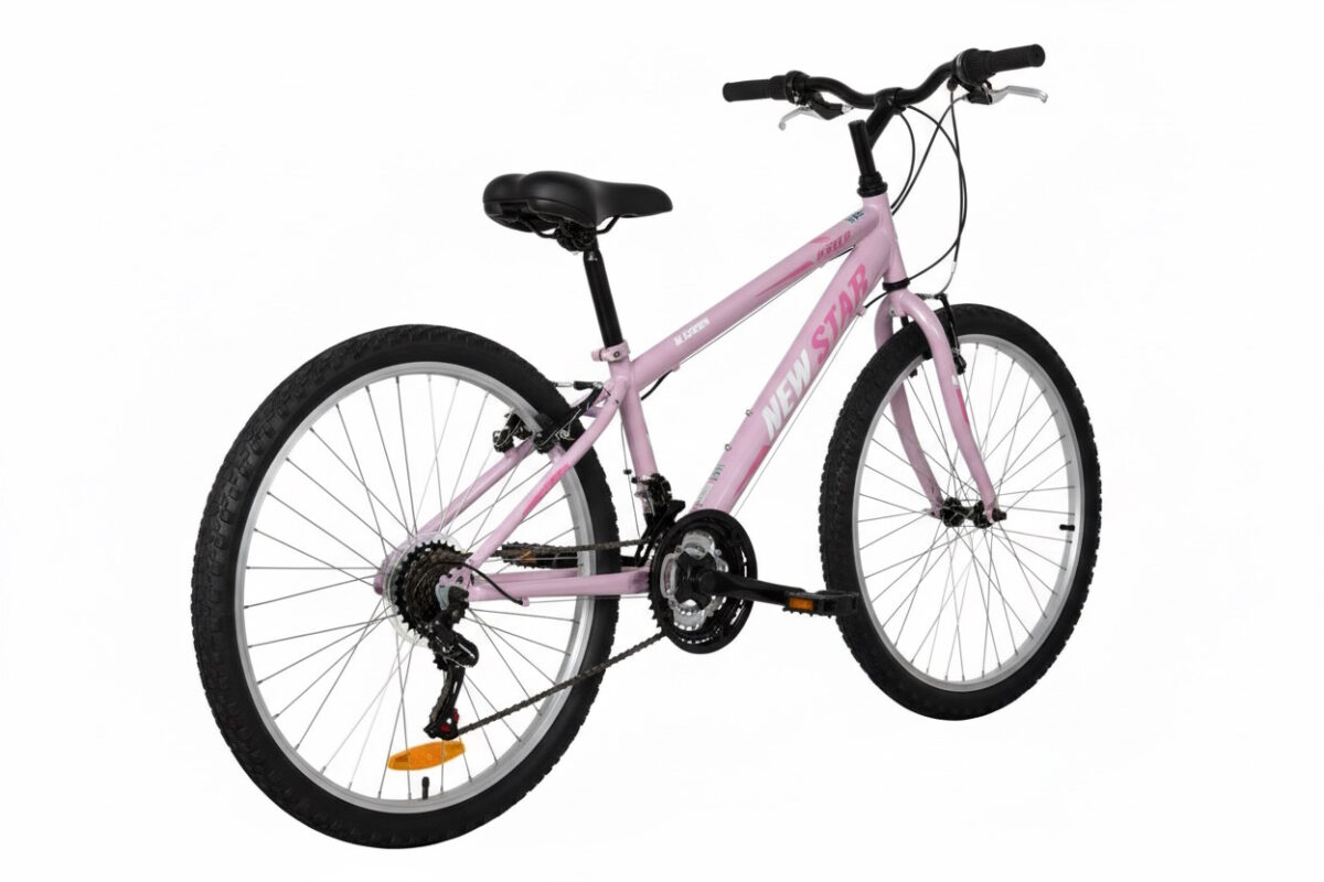 New Star 24" – Bici infantil de montaña 18V con V‑Brake y ruedas de aluminio