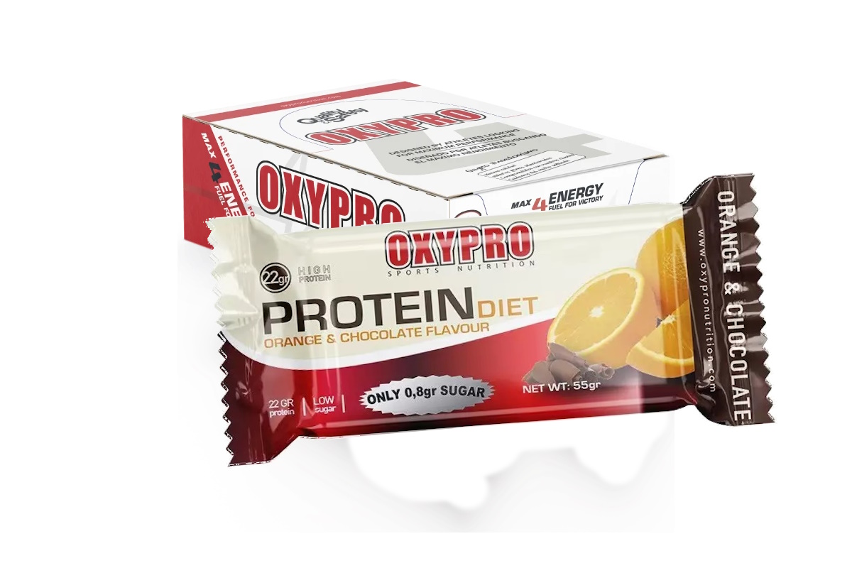 Barrita proteica Oxipro - PROTEIN BAR - Naranja y chocolate - Imagen 2