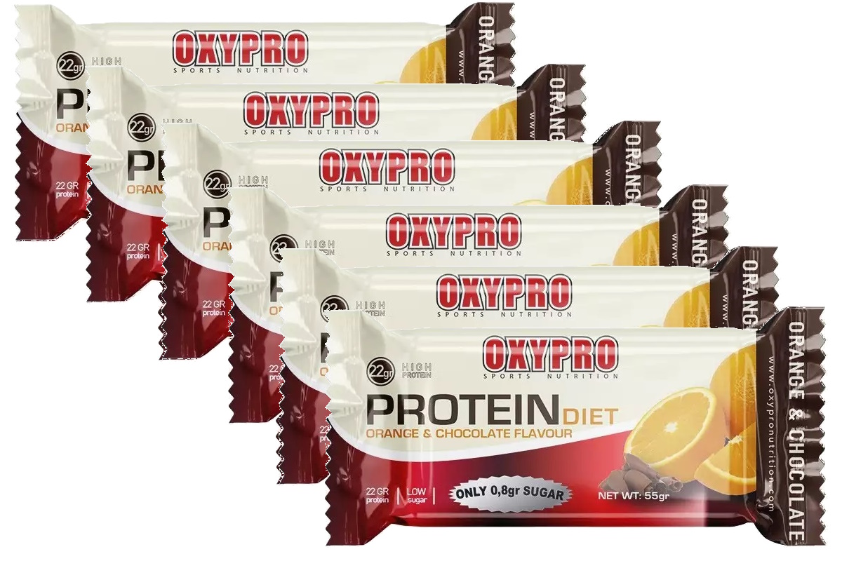 Barrita proteica Oxipro - PROTEIN BAR - Naranja y chocolate - Imagen 3