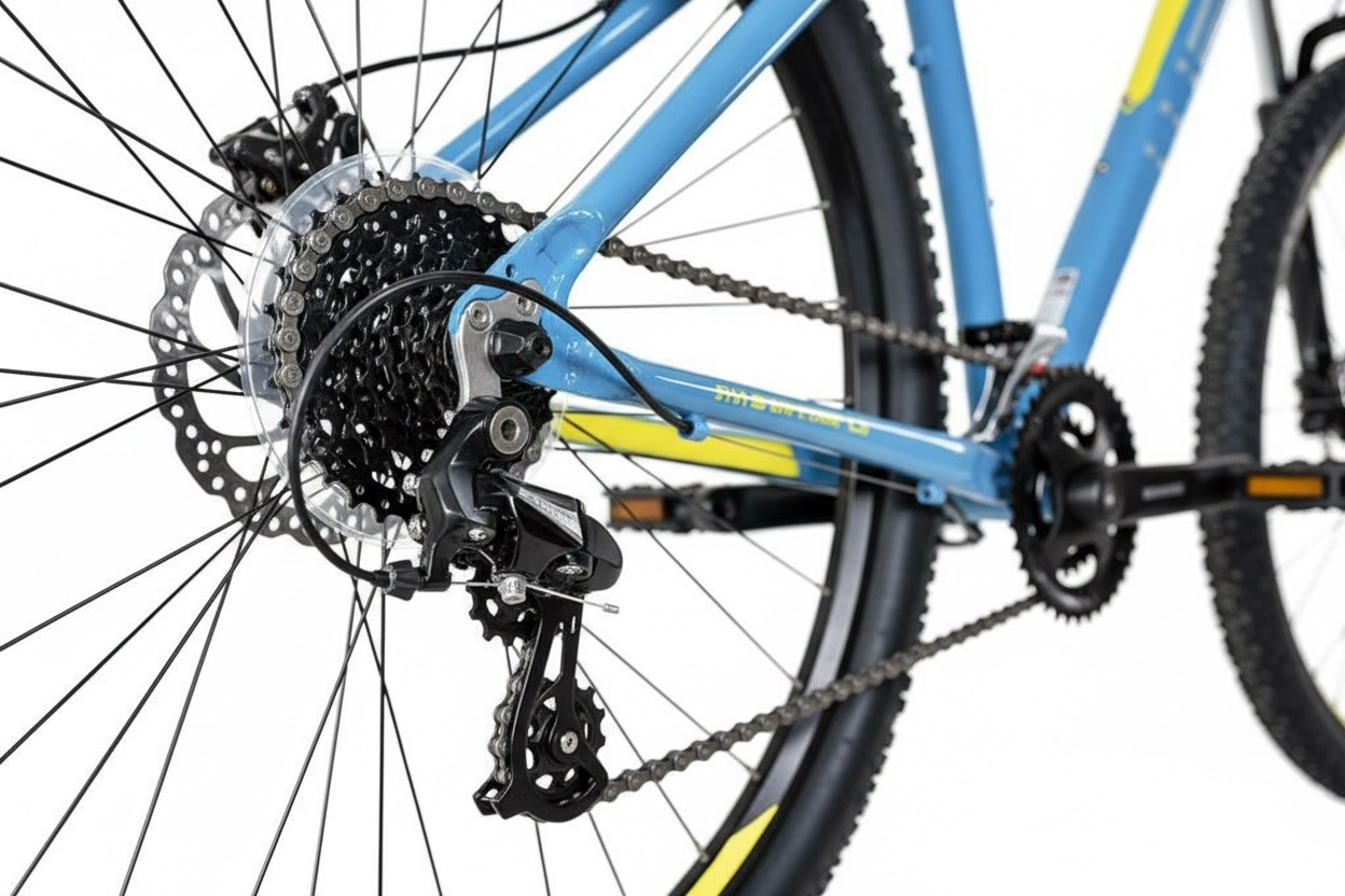 Bicicleta MTB 29" Aluminio 2x8 discos hidraulicos cables dentro WST Poison 9416 - Imagen 10