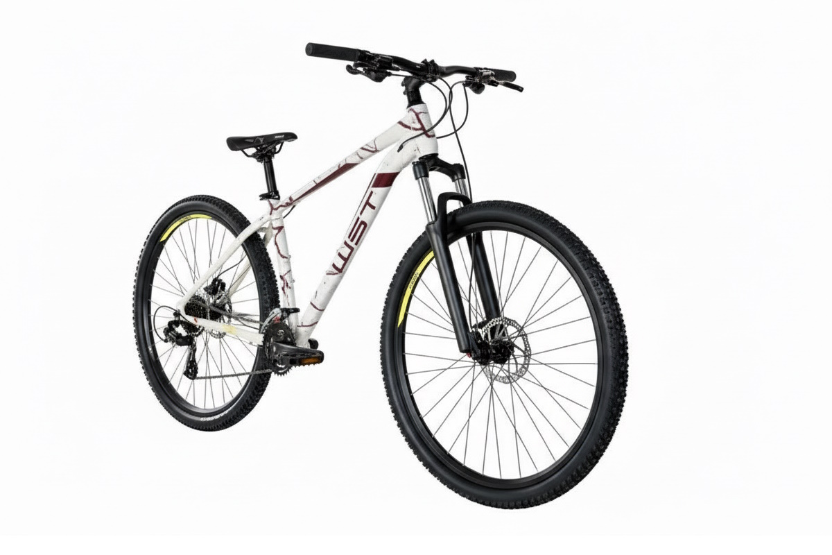 MTB 29″ WST Poison WS041 con frenos hidráulicos y Shimano Altus 2x8. Fabricación nacional, repuestos rápidos. Compra segura en distribuidor autorizado. ¡Descúbrela!