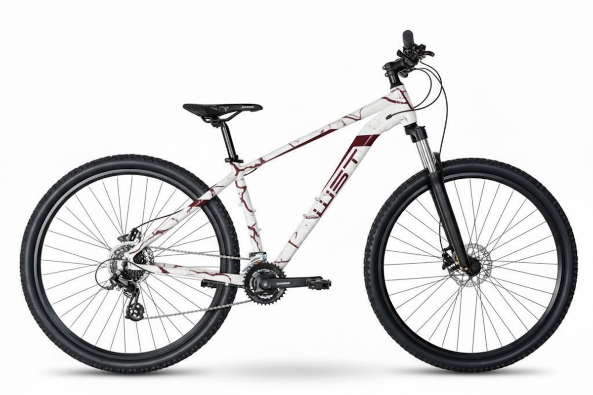 MTB 29″ WST Poison WS041 con frenos hidráulicos y Shimano Altus 2x8. Fabricación nacional, repuestos rápidos. Compra segura en distribuidor autorizado. ¡Descúbrela!