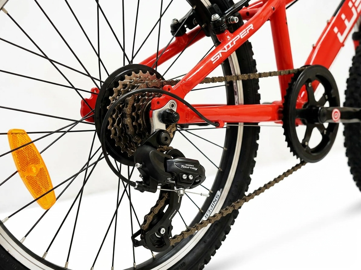 Bicicleta Infantil WST Sniper 20" con Suspensión y Shimano 6v - Imagen 15