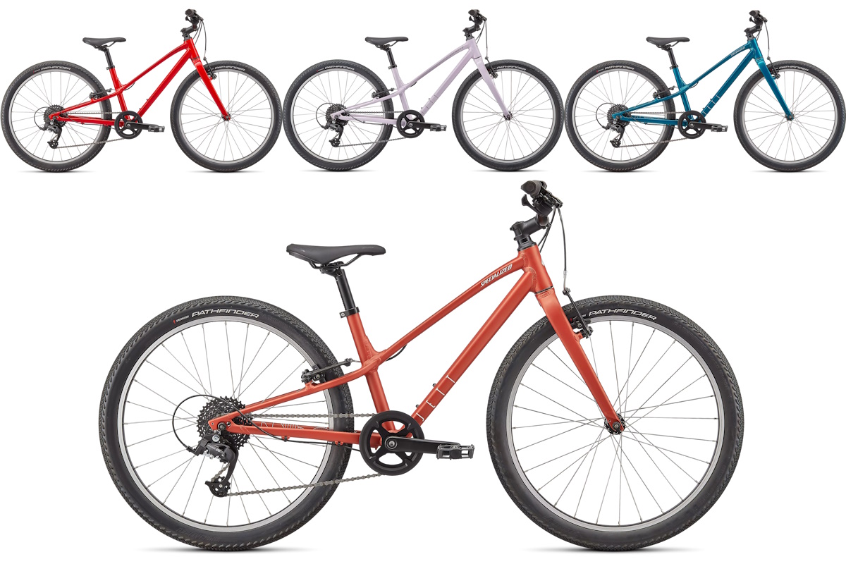 Bicicleta infantil Specialized Jett 24 Multispeed, aluminio, ligera y ajustable para niños de 8 a 12 años
