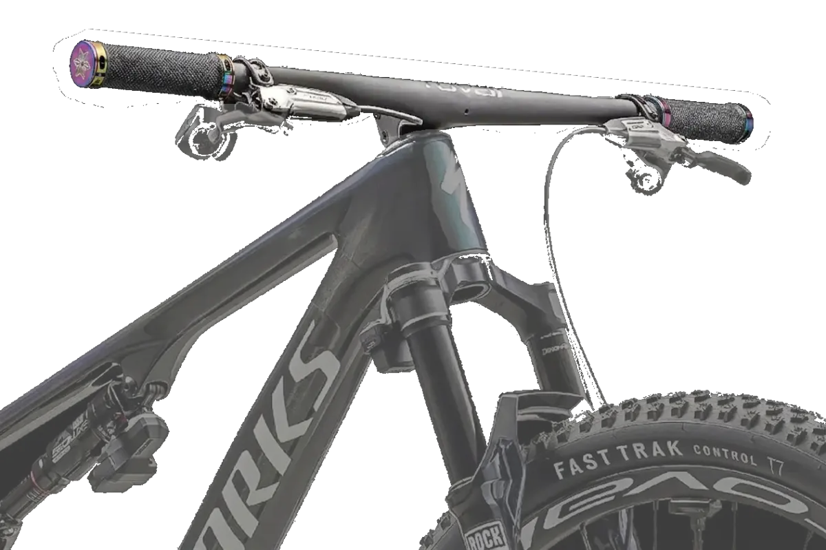 Puños Supacaz Diamond Kush Black/Oil Slick | MTB | XC