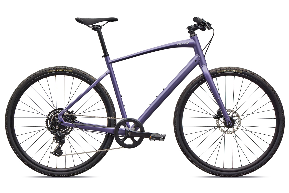 Bicicleta Specialized Sirrus X 2.0 2026 en tallas XS y S, ideal para movilidad urbana y cicloturismo ocasional, equipada con cuadro ligero de aluminio, transmisión 1x9, frenos hidráulicos y neumáticos Specialized Pathfinder 700x40c.