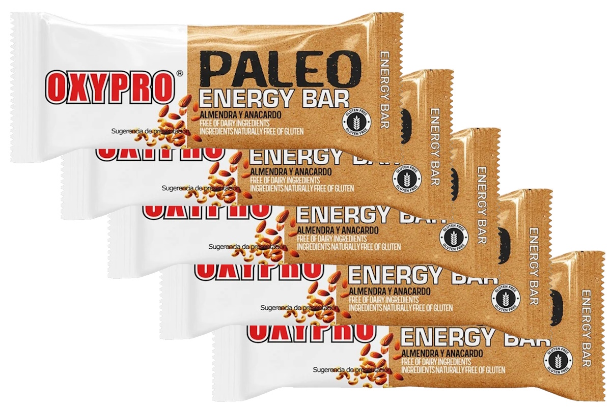 Oxypro Paleo Energy Bar Macadamia, Anacardo y Cacao 40 g - Imagen 2