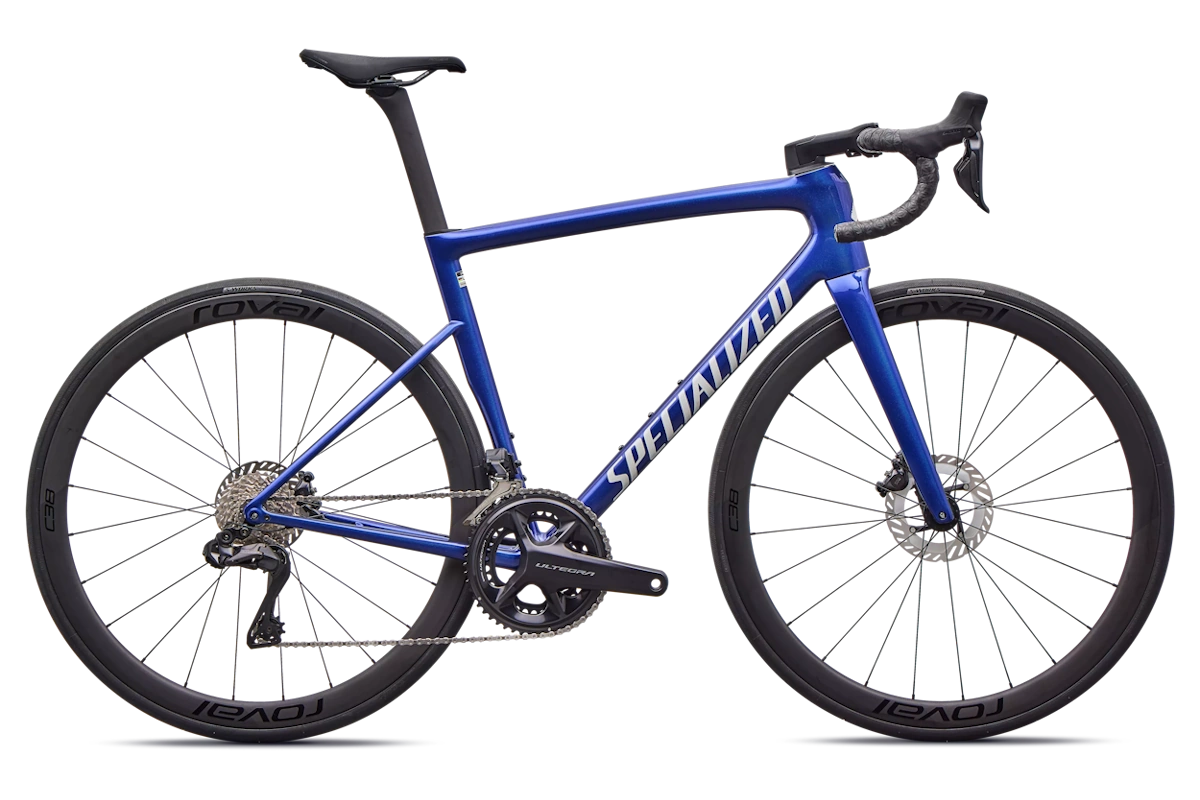 Tarmac SL8 Expert 2026 con Ultegra Di2, ruedas Roval C38 carbono tubeless-ready. FACT 10r, Rider‑First y aerodinámica Win Tunnel