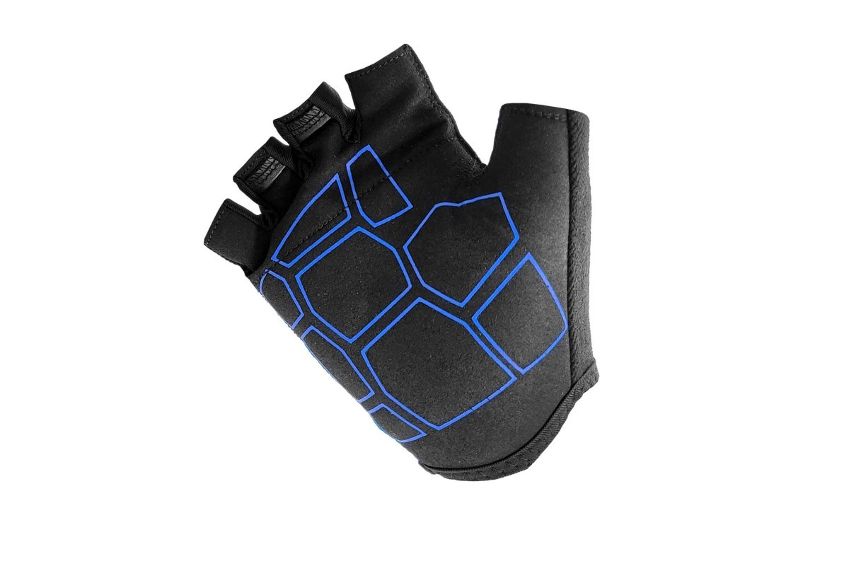 Guantes cortos ciclismo OSBRU EVOLUTION MILI - Blue/Black