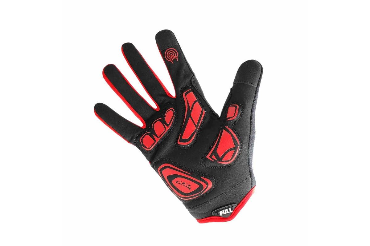 Guantes largos ciclismo OSBRU ENDURACE DOMI - Black/Red