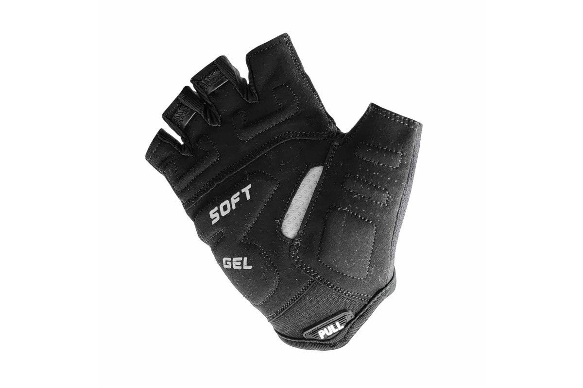 Guantes cortos ciclismo OSBRU PRO BRUN - Black/White