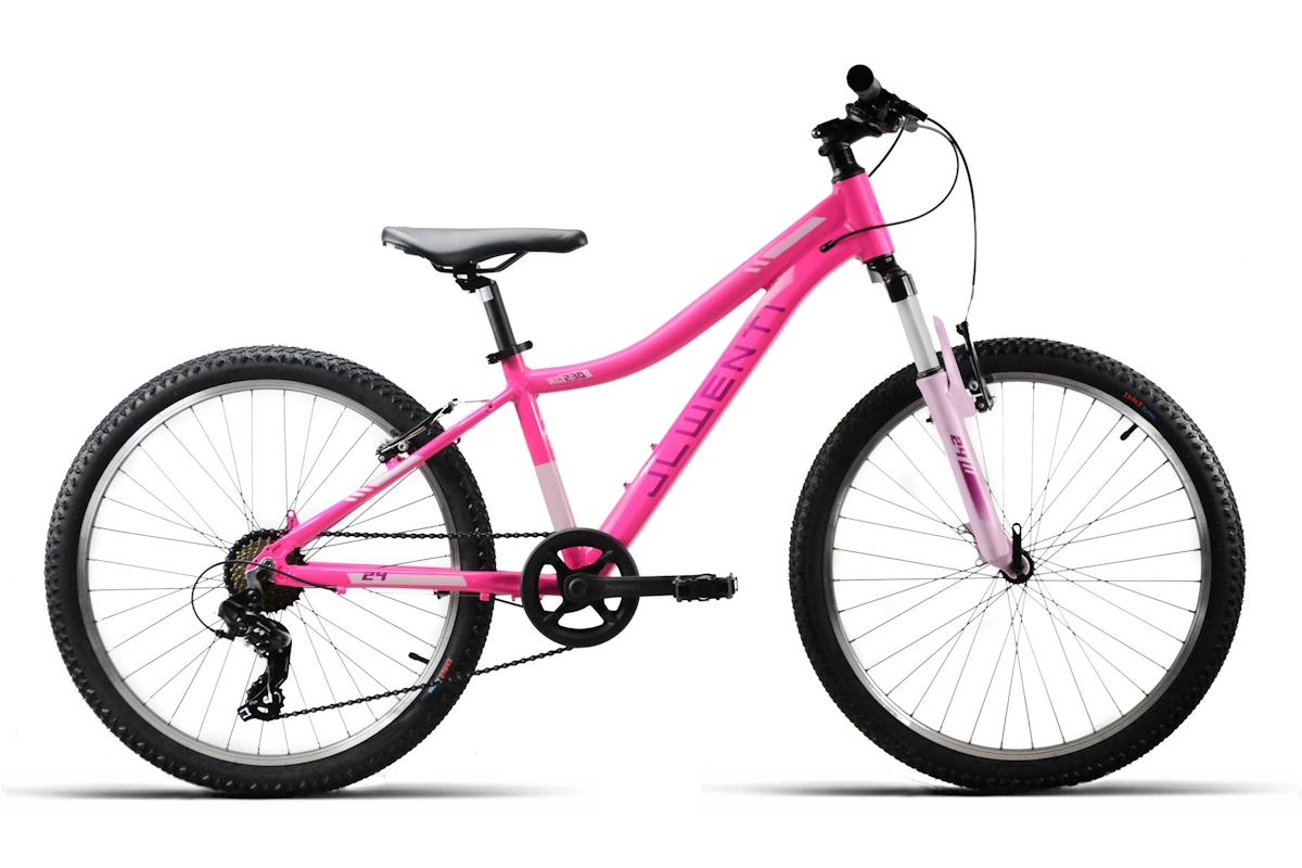Bicicleta juvenil JL Wenti 24 aluminio barra baja rosa referencia 37325