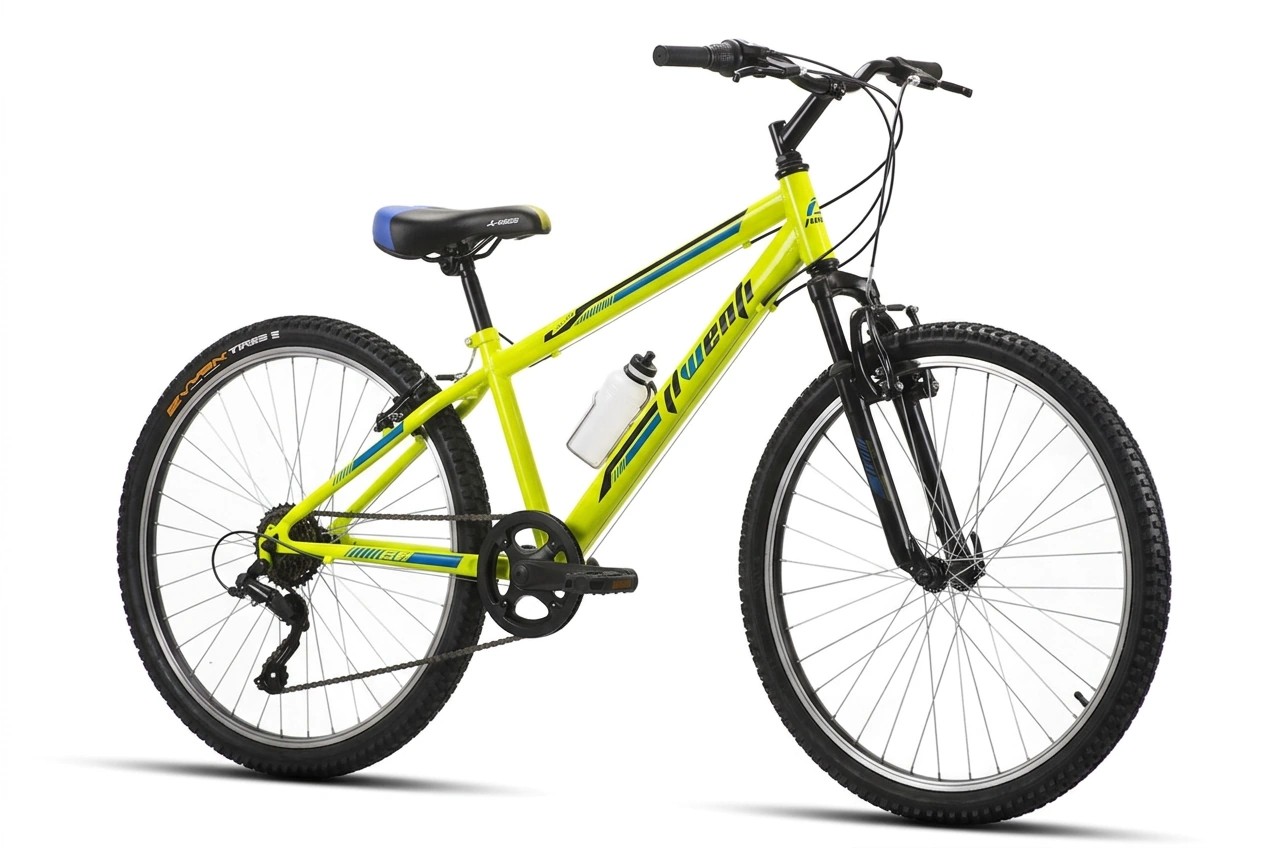 Bicicleta juvenil JL Wenti B300 24" acero suspensión Shimano 1x7 - Imagen 4