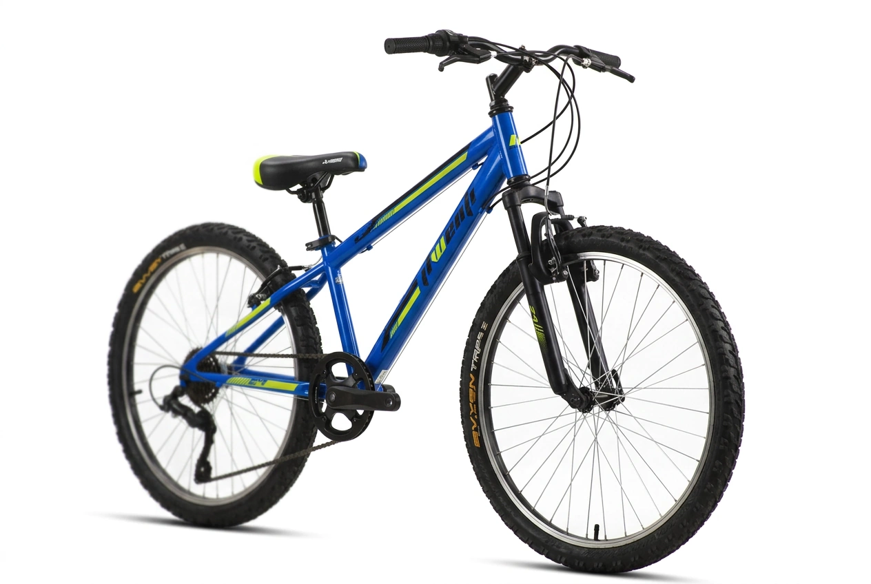 Bicicleta juvenil JL Wenti B300 24" acero suspensión Shimano 1x7 - Imagen 2
