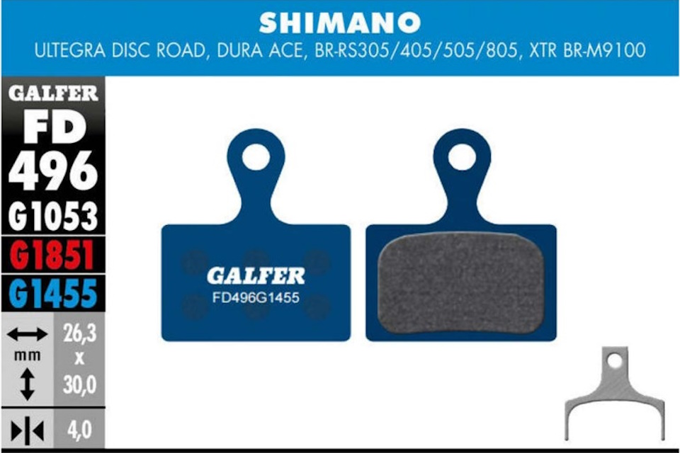 Pastillas de freno Galfer FD496 - G1455 - Shimano