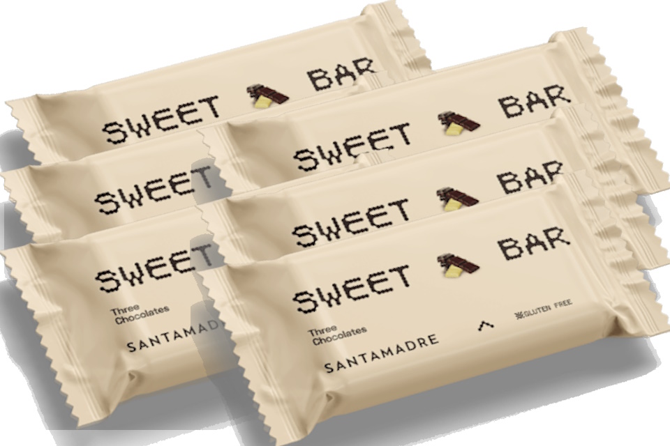 Barrita SANTA MADRE - Sweet Bar- Tres chocolates - Imagen 2