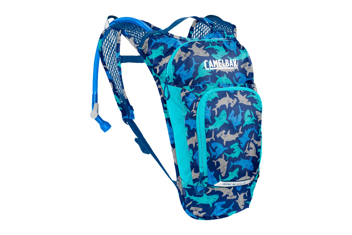 Mochila de hidratación Camelbak Mini Mule para niños - Tiburones