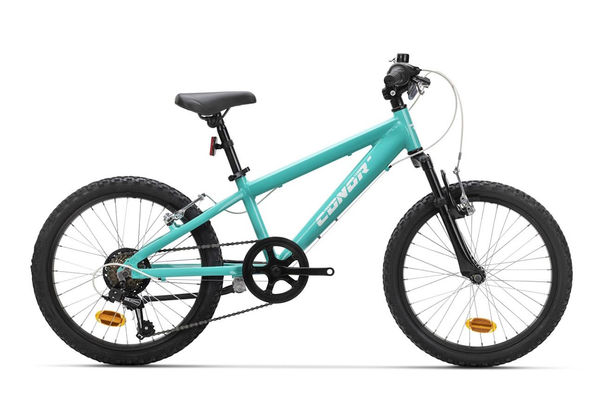 Bicicleta infantil MTB Conor KID 20 S aluminio 20 pulgadas con suspensión y cambio Shimano, ideal para niños