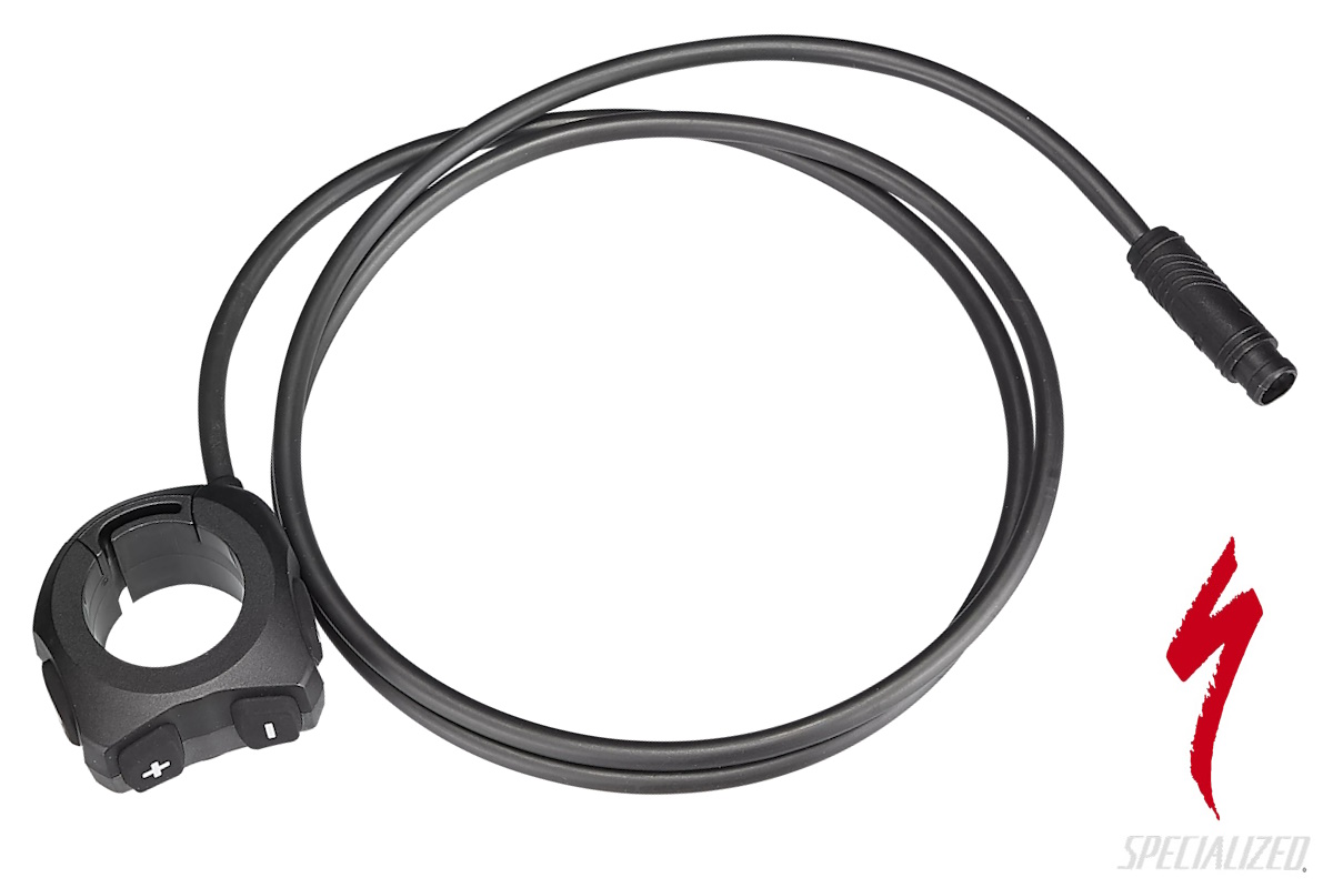 Control remoto original Specialized Trail Remote 2 con cable para bicicletas Turbo, con botones de modos y funciones personalizables, abrazadera 22,2 mm