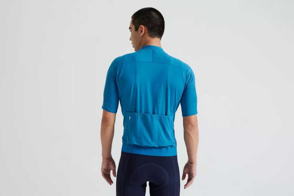 Maillot de Manga Corta Specialized Foundation Hombre – Estilo Brillante, Confort y Sostenibilidad para Ciclistas Exigentes - Sapphire - Imagen 4
