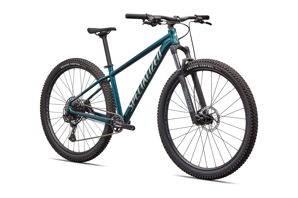 Comparativa Rockhopper Expert KH, Expert y 2026: cuadro A1 alloy, SRAM NX 12v, frenos DB4 4-pistones. MTB trail Specialized auténtica.