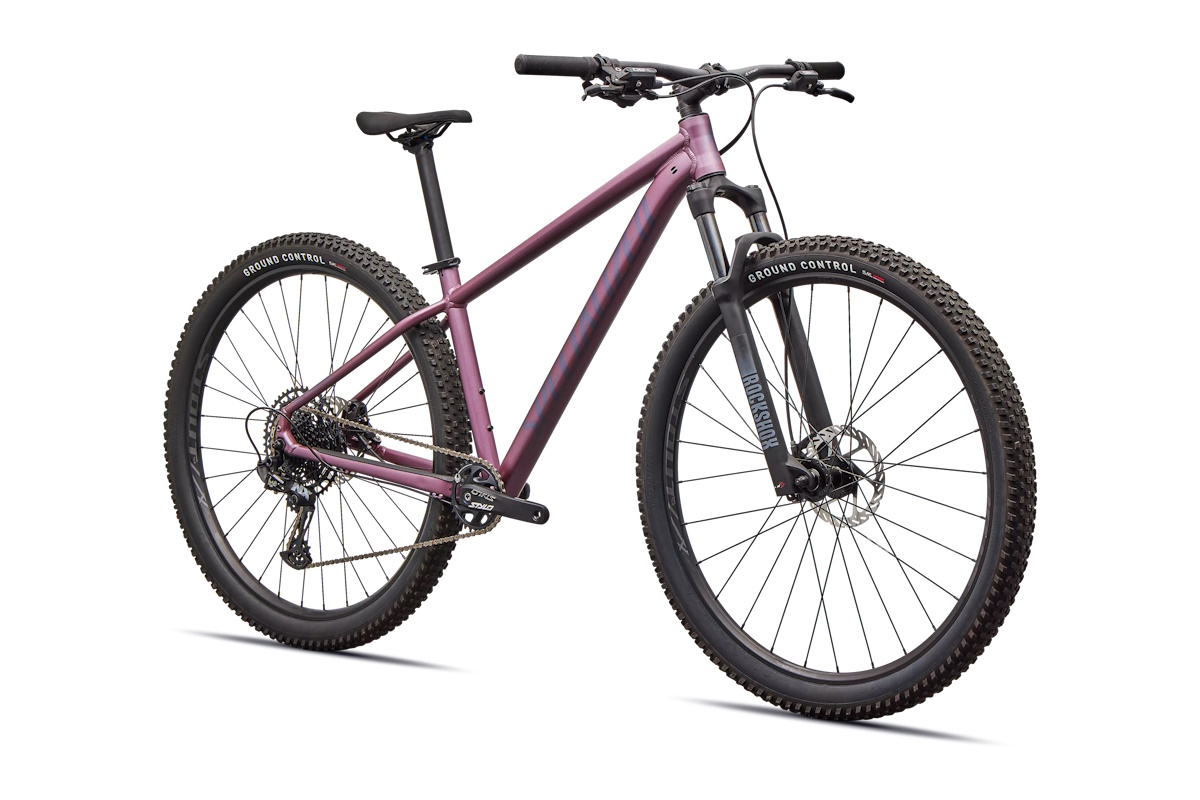 Comparativa Rockhopper Expert KH, Expert y 2026: cuadro A1 alloy, SRAM NX 12v, frenos DB4 4-pistones. MTB trail Specialized auténtica.