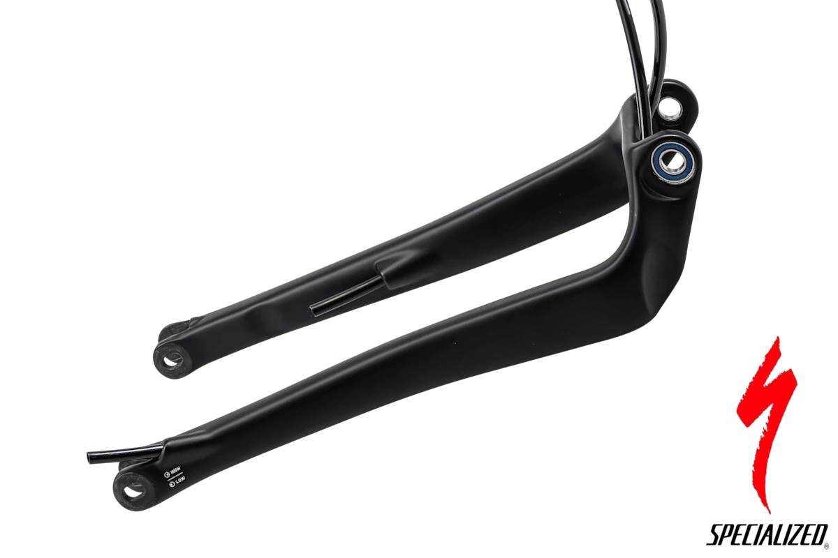 Vaina de carbono FACT de recambio para S-Works Turbo Levo Gen.3 con rueda 27,5", puntera 148 x 12 mm y eje pasante. Recambio Specialized SKU:S221500005.