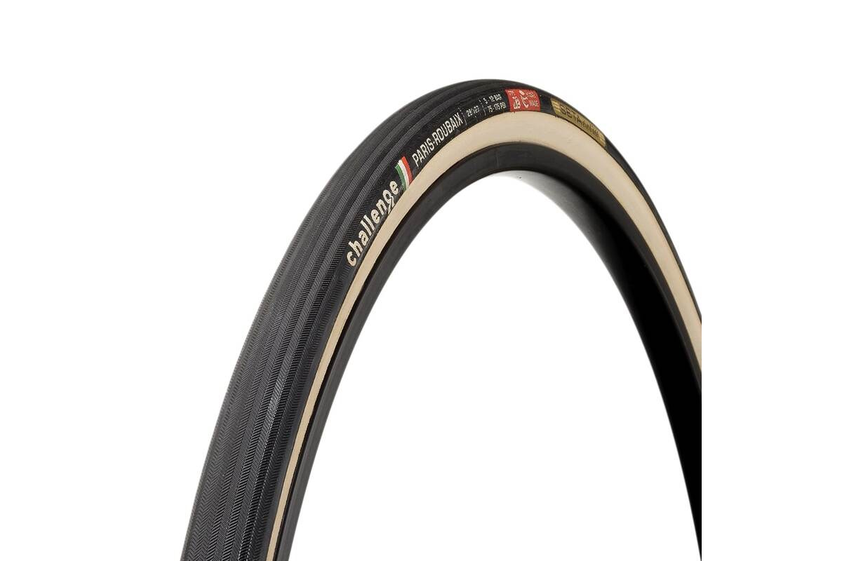 Tubular Challenge HTU Paris-Roubaix Ultra Seta 28x27 – Neumático de Seda para Carretera y Triatlón, Alta Resistencia y Agarre en Pavimento Irregular (copia)