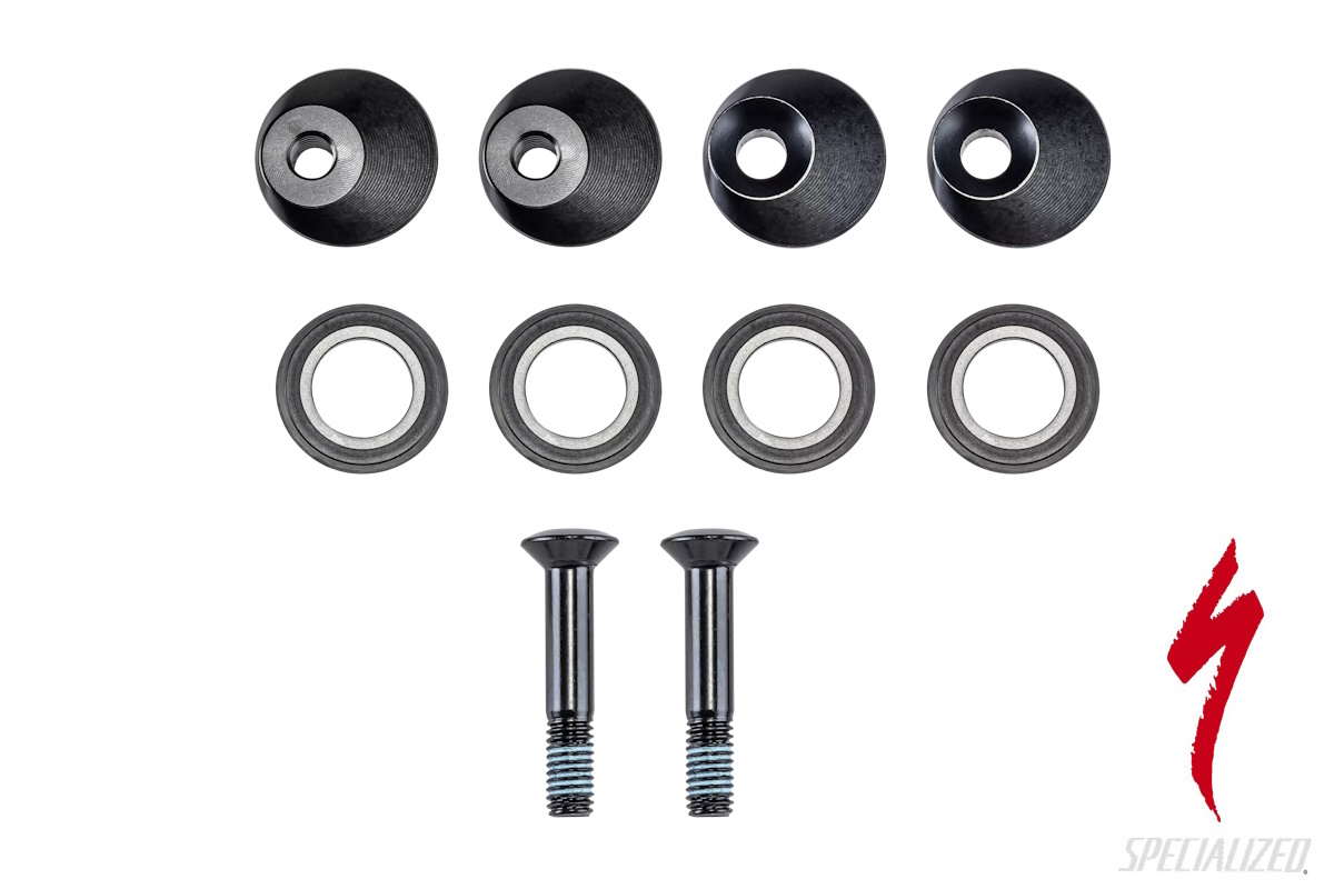 Kit de ajuste geométrico del pivote del tirante del asiento Specialized original para Turbo Levo 4 y Levo SL Gen.2, incluye placas, espaciadores y pernos Horst Link, referencia S214200059.