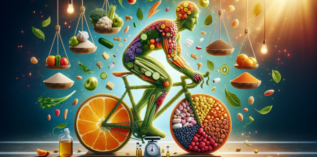 Infografía comparativa que muestra el peso corporal total, el peso sin agua, el peso sin microorganismos y la cantidad de alimentos ingeridos en un año, destacando la importancia de la alimentación en la salud y la composición corporal.