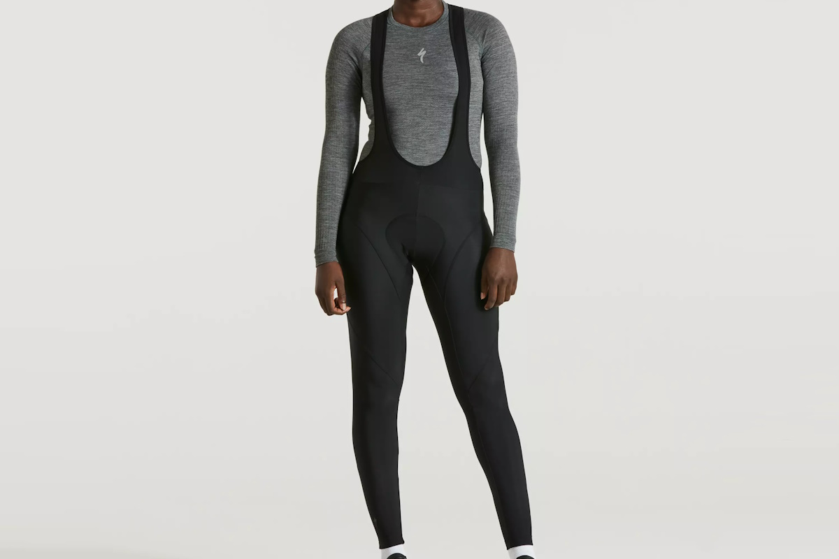 Culote largo Specialized RBX Comp Thermal para mujer, diseño térmico con badana Body Geometry y tejido Lombardia resistente al agua.