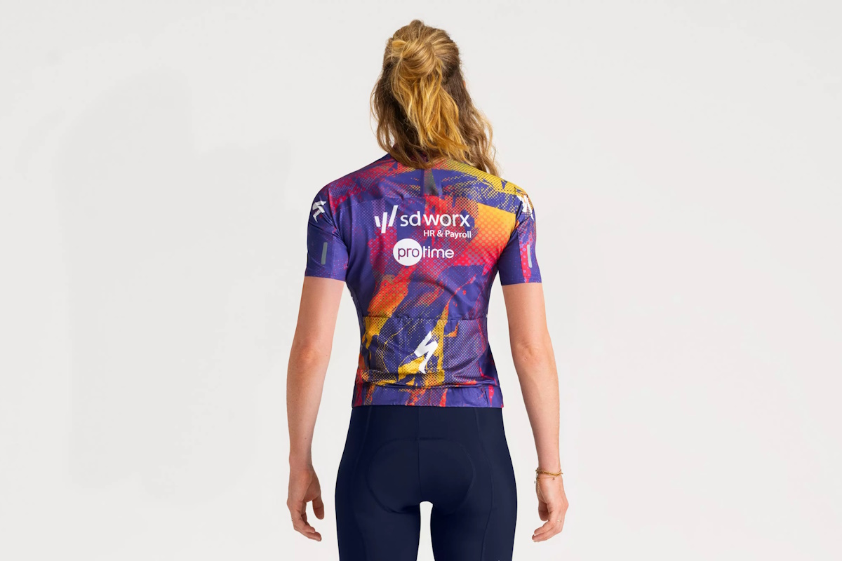 Maillot Specialized Foundation Graphic Mujer 2025 – SD Worx Protime, Transpirable, Edición Limitada y Sostenible - Imagen 4