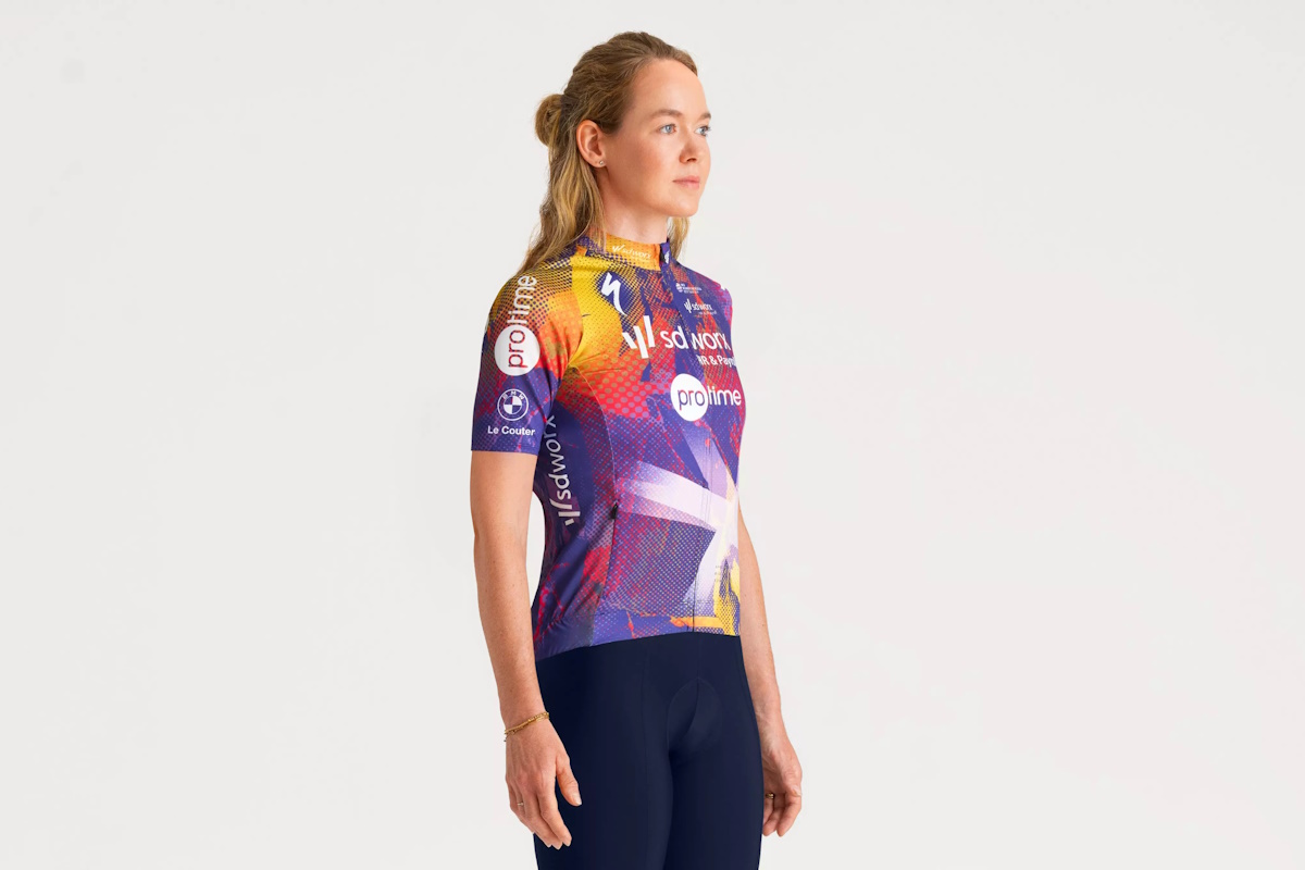 Maillot Specialized Foundation Graphic Mujer 2025 – SD Worx Protime, Transpirable, Edición Limitada y Sostenible - Imagen 5