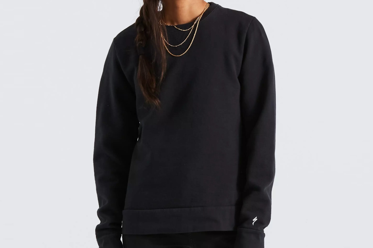 Sudadera Specialized Women's Legacy Crewneck, diseño casual con bolsillo interno y tejido suave.