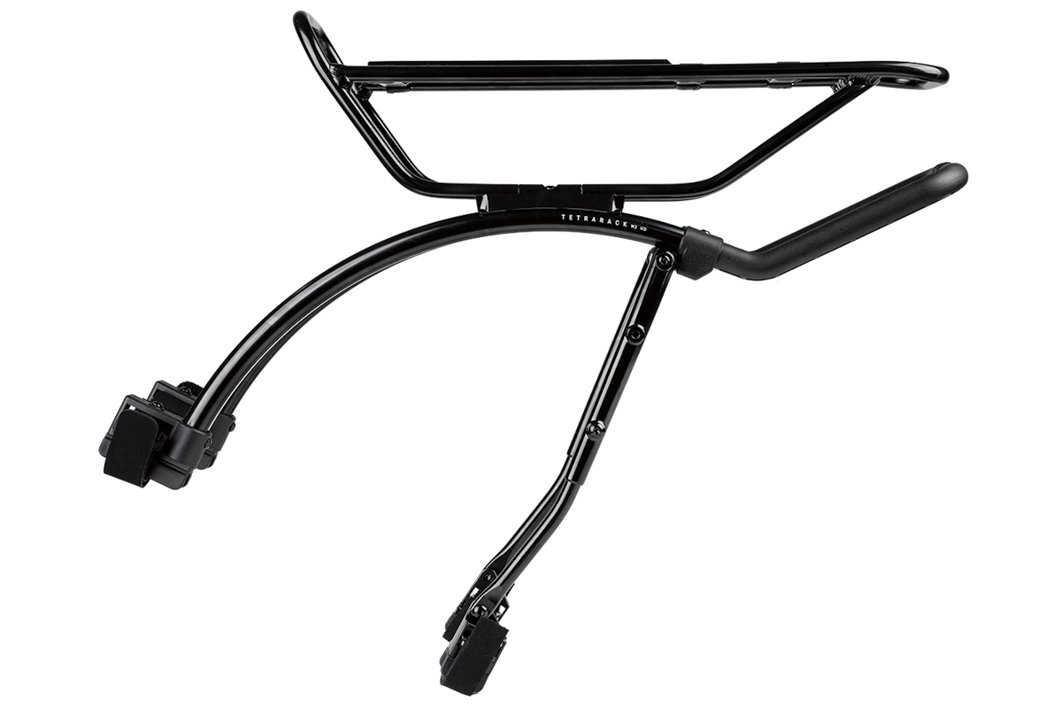 Transportín trasero Topeak TetraRack M2 HD original para MTB, montaje rápido, capacidad 22 kg, elementos de autenticación, compatible con bolsas MTX y KLICKfix, garantía oficial