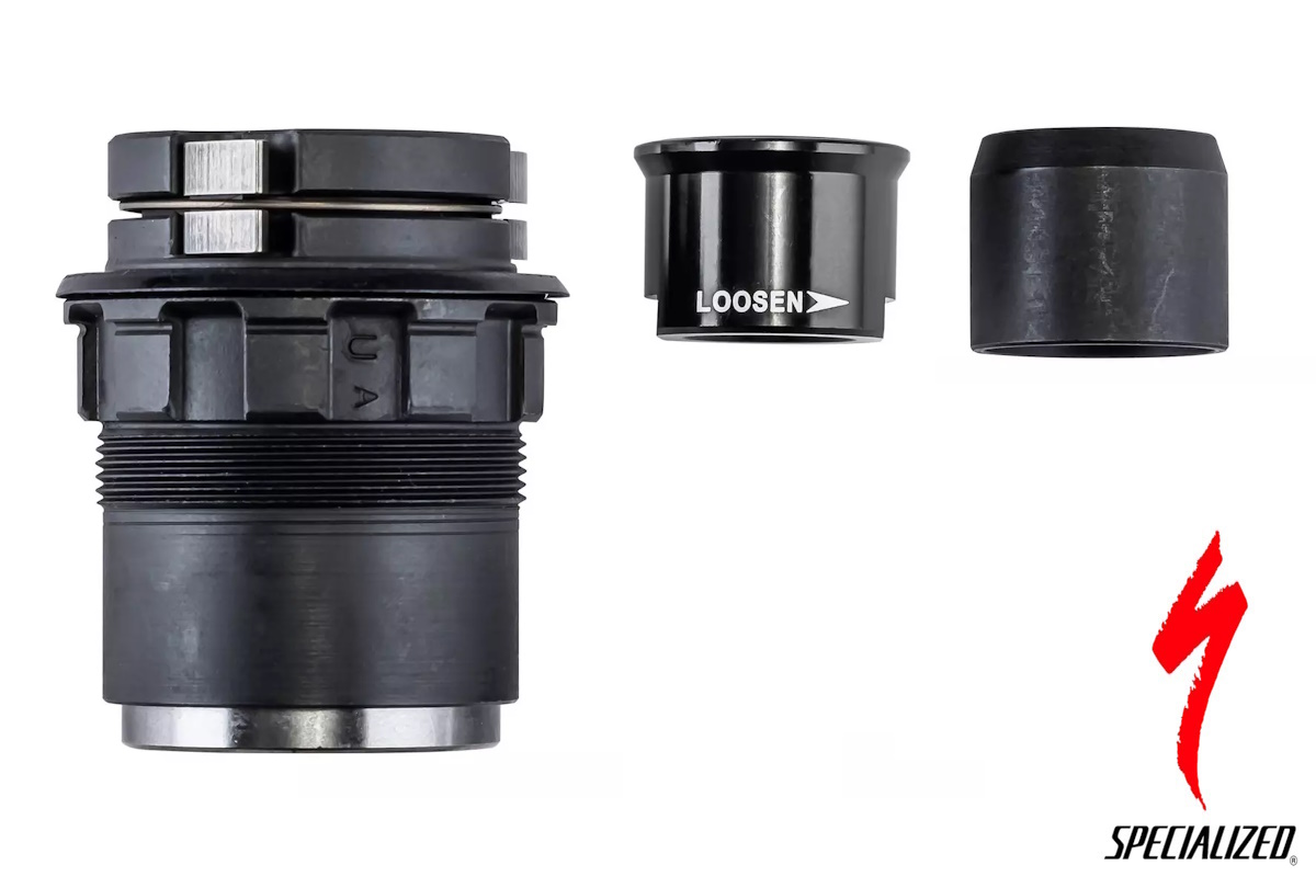 Cuerpo de buje libre Fórmula S222100005 compatible Sram XDR, acero, rodamiento sellado, 3 trinquetes, tapa roscada, espaciador eje, original 2024, carretera y gravel.