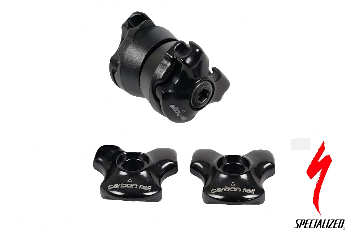 Abrazadera Specialized SINGLE BOLT CLAMP 7+9MM 2812-9050 para tijas de carretera con sistema de un solo tornillo, compatible con raíles metálicos y de carbono.