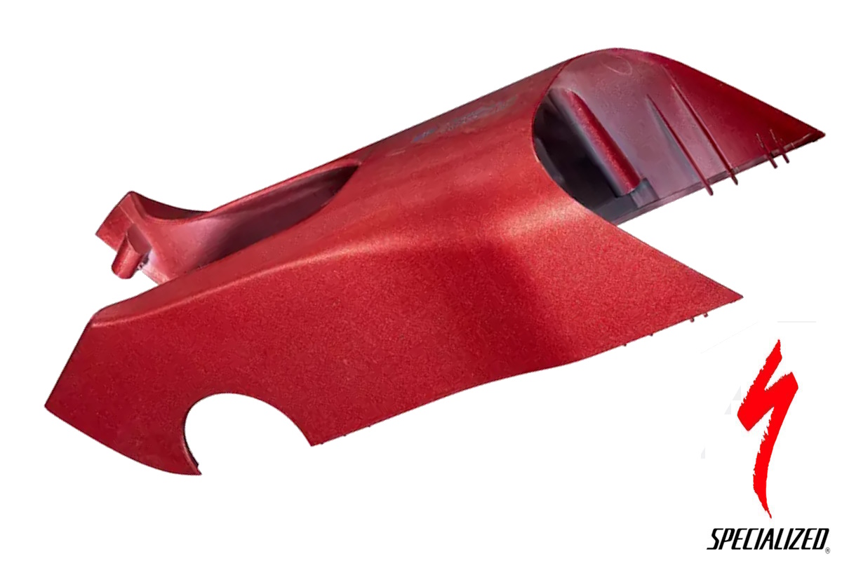 Cubierta superior del motor cosmética para Specialized Vado y Como Gen.1 metallic-crimson