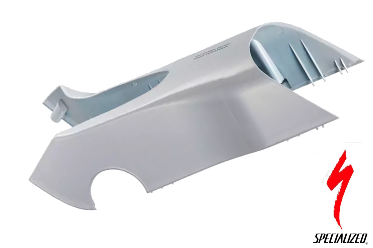 Cubierta superior del motor cosmética para Specialized Vado y Como Gen.1 dove-grey