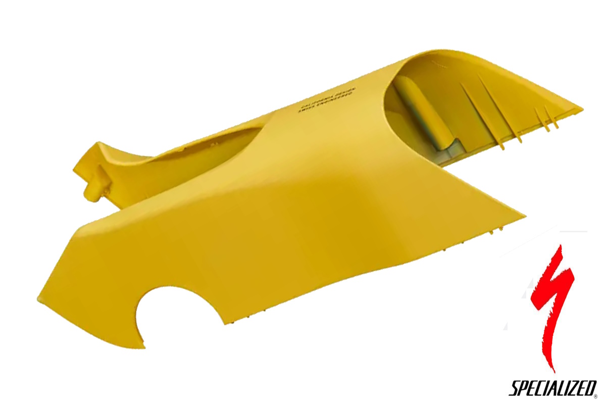 Cubierta superior del motor cosmética para Specialized Vado y Como Gen.1 - brassy-yellow