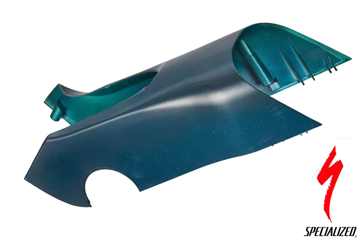 Cubierta superior del motor cosmética para Specialized Vado y Como Gen.1 forest-green