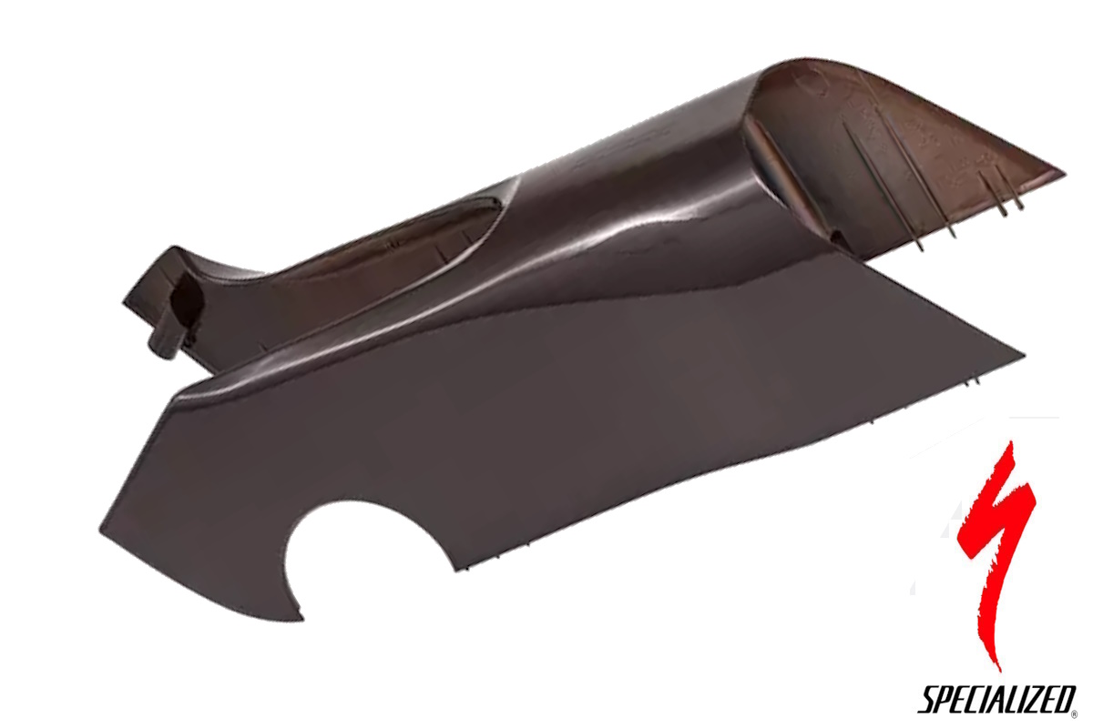 Cubierta superior del motor cosmética para Specialized Vado y Como Gen.1 cast-umber-black