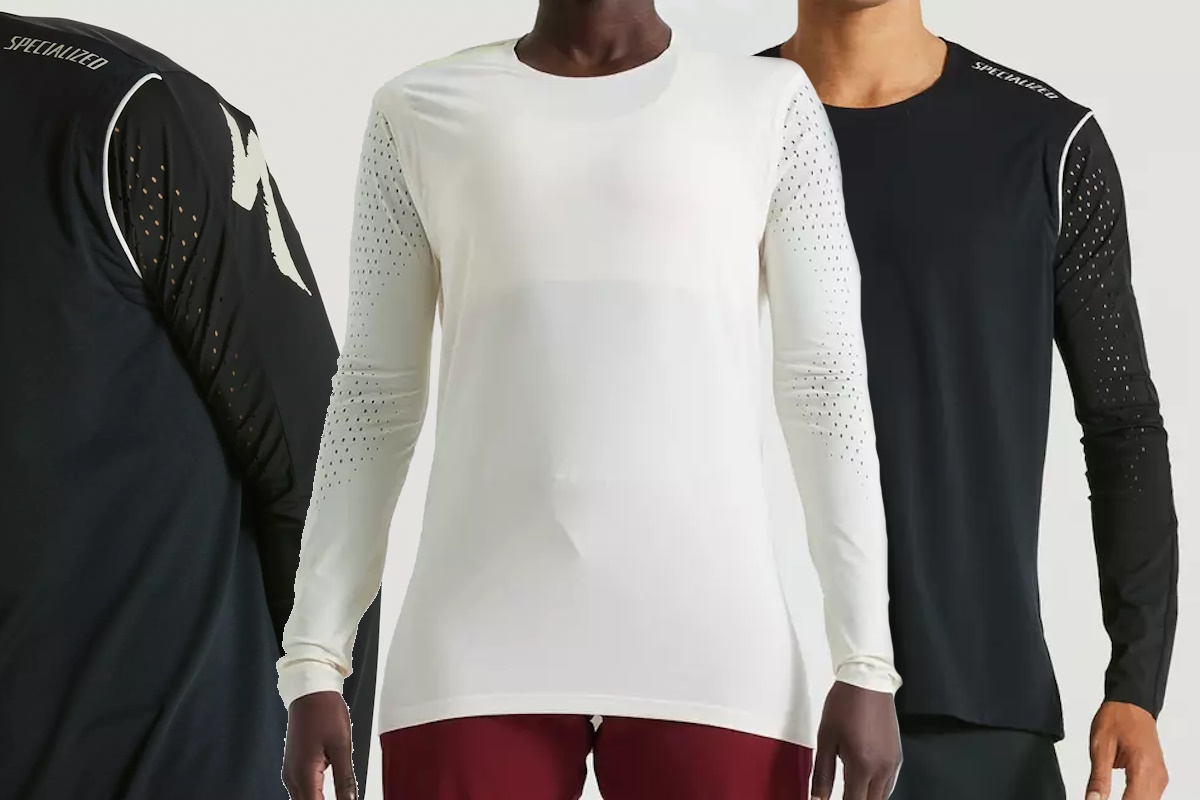 Specialized Gravity Race Camiseta Manga Larga Unisex 2024, ventilación láser, ajuste técnico y flexible