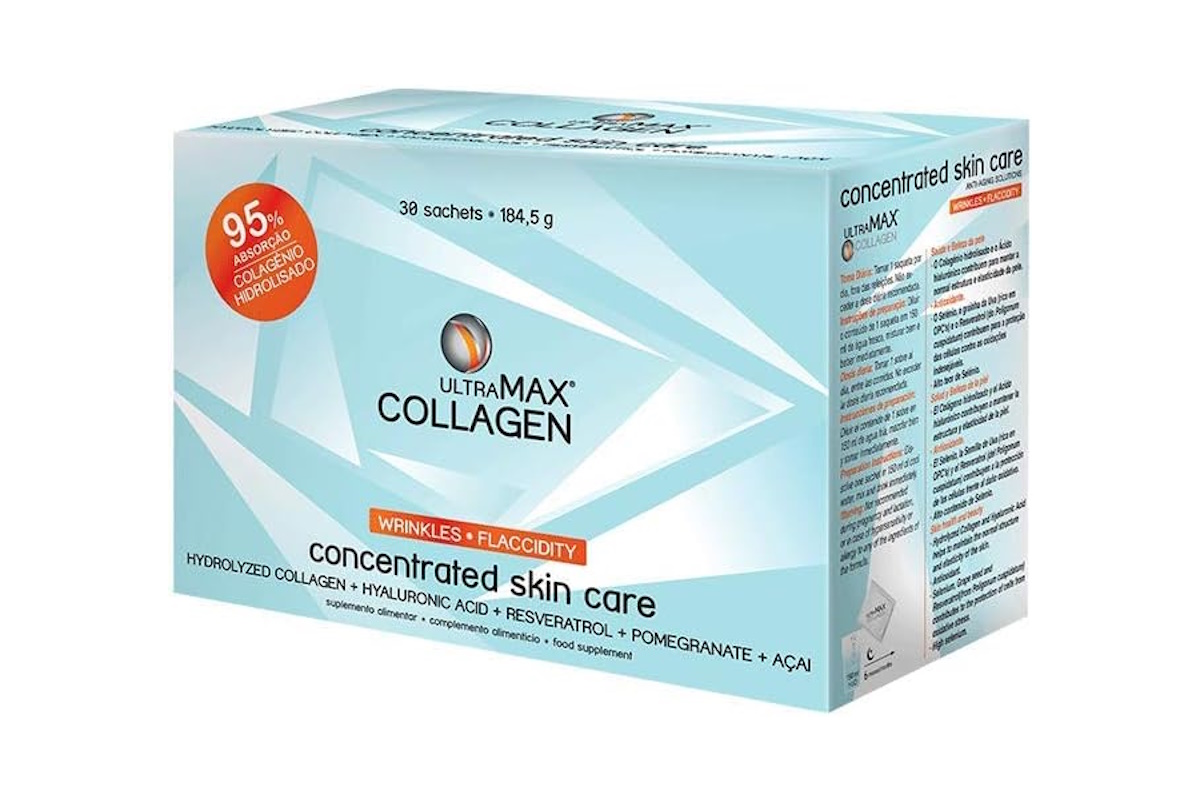"Ultramax Collagen GoldNutrition Clinical - Suplemento anti-envejecimiento con colágeno hidrolizado y antioxidantes - Oportunidad exclusiva para cuidado de la piel"
