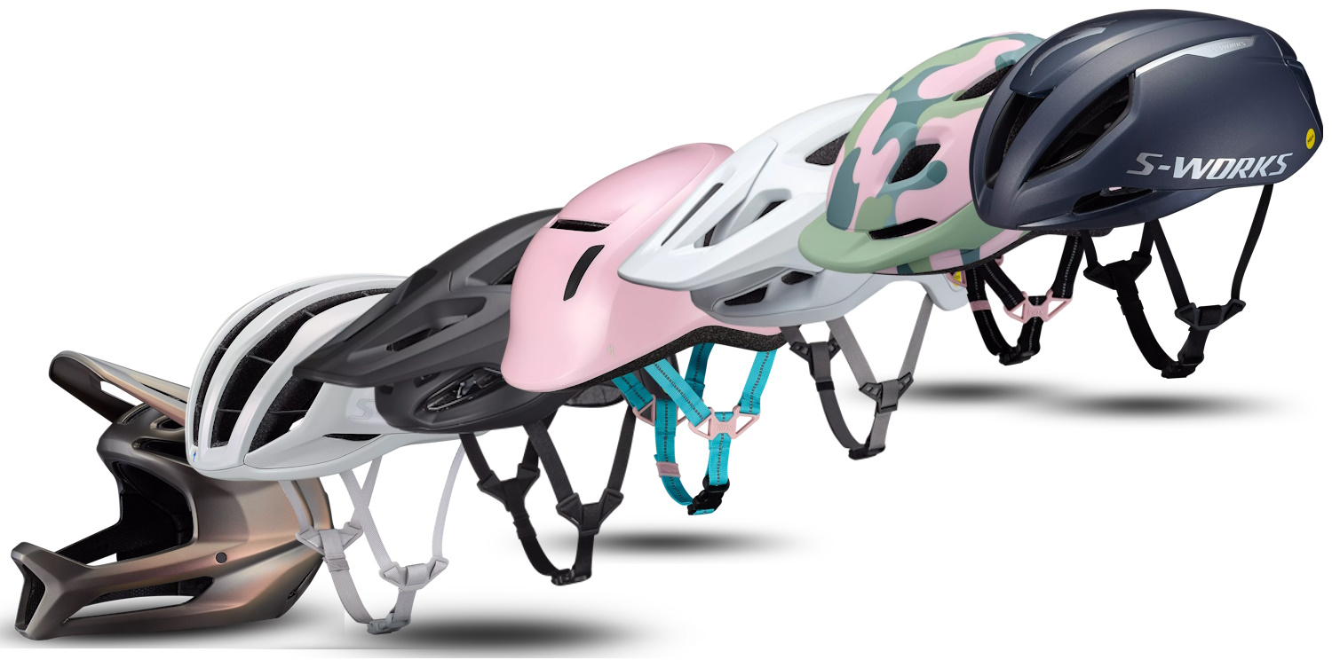 Guía de compra de cascos de ciclismo, comparativa de tipo de cascos según disciplina, cascos Specialized